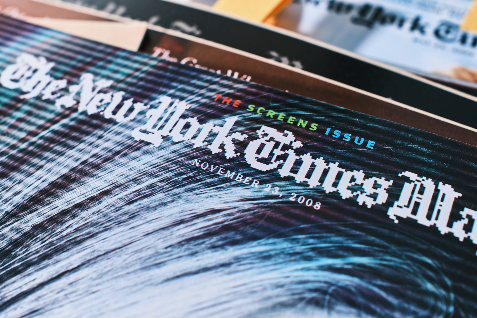 I pixelated the Masthead, RGB was a theme.