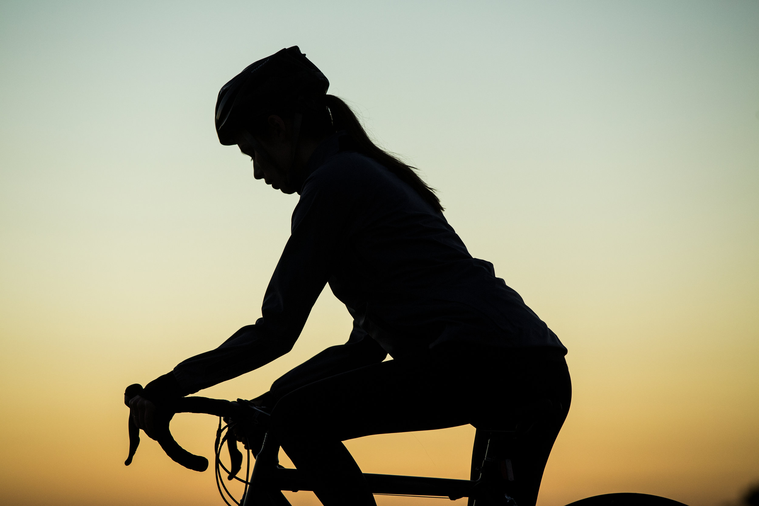Aether Palm Springs cyclist